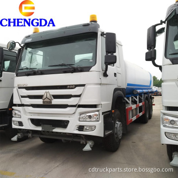 Howo Water Sprinkle 6x4 20000Liters Used Water Tanker Truck For Sale